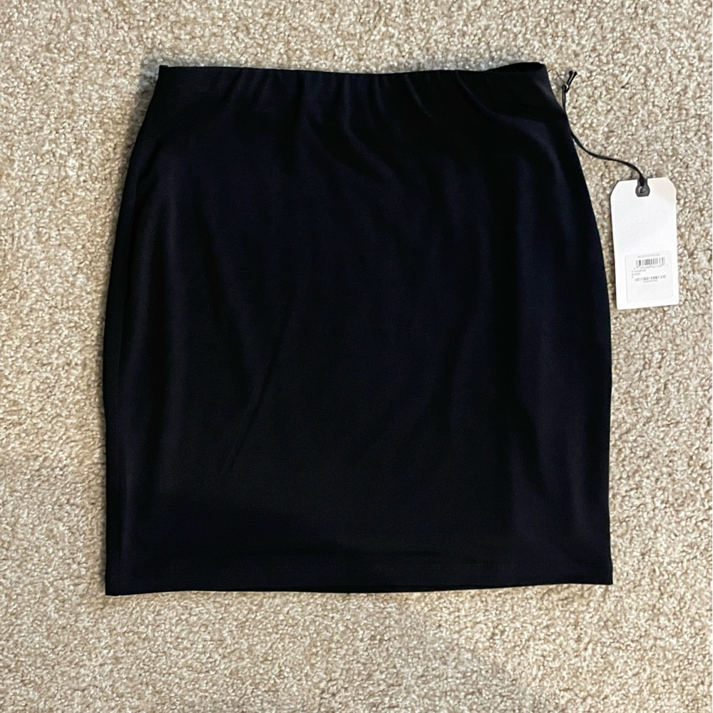 NWT Leith Black Mini Skirt